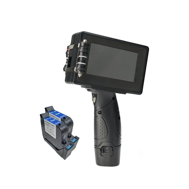 12.7mm Variable QR Bar Batch Code Date Number Logo Expiry Date Label Mobile Portable Jet Handheld Thermal Inkjet Printer ,Excellent Scanning Performance