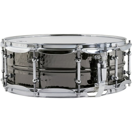 Ludwig Hand Hammered Black Beauty Snare Drum with Imperial Lugs 14 x 6.5 in.