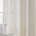 thumbnail image 7 of THD Harley Faux Linen Textured Semi Sheer Sun Light Filtering Window Grommet Curtain Panels, Set of 2 Panels, 7 of 7