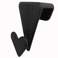 thumbnail image 2 of 12 ganchos conectores para perchas de ropa, resistentes y compactos, con conexión en cascada, accesorio para perchas abrazables (negro), 2 of 5