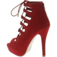 thumbnail image 3 of Delicious Patron Women's Platform Lace Up Heels, 3 of 4