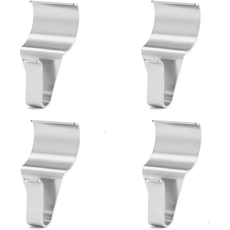 

SZYJ Vinyl Siding Hooks for Hanging Heavy Duty Outdoor Decorations Siding Hanger Stainless Steel Vinyl Siding Clips Low Profile No-Hole Hanger Hooks(4Pack)