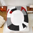 thumbnail image 5 of Castle Fairy Boys Girls Geometric Square Bed Sheets,Minimalist King Sheets, 5 of 7