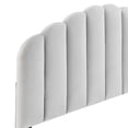 thumbnail image 4 of Veronique Twin Performance Velvet Headboard Light Gray, 4 of 8