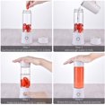 thumbnail image 4 of NiuDu Portable Blender can turn into cup, Rechargeable Mini Blender Fruit Blender Personal Juicer Mixer with 6 Stainless Steel Blades for Home,Office,Sports,Travel, Outdoors,480ML, 4 of 8