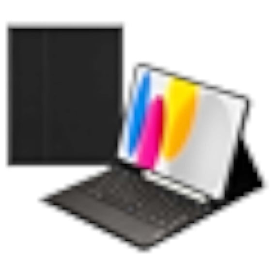 JINRAN Touch Keyboard Case for iPad (A16) 11th Generation 11 Inch (2025), iPad 10th Generation 10.9 Inch (2022) with Pencil Holder - Magnetically Detachable Touch Bluetooth Keyboard (Dark Green)