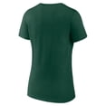 thumbnail image 3 of Women's Green Miami Hurricanes Team Logo V-Neck T-Shirt, 3 of 3