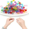 thumbnail image 3 of 1000pcs 10 Colors 4mm Crystal Glass Beads Finding Spacer Beads Shape Assorted Colors with Box, 3 of 10