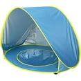thumbnail image 2 of APODESS Windproof 20.67" x 20.67" Beach Tent, Blue, 2 of 7