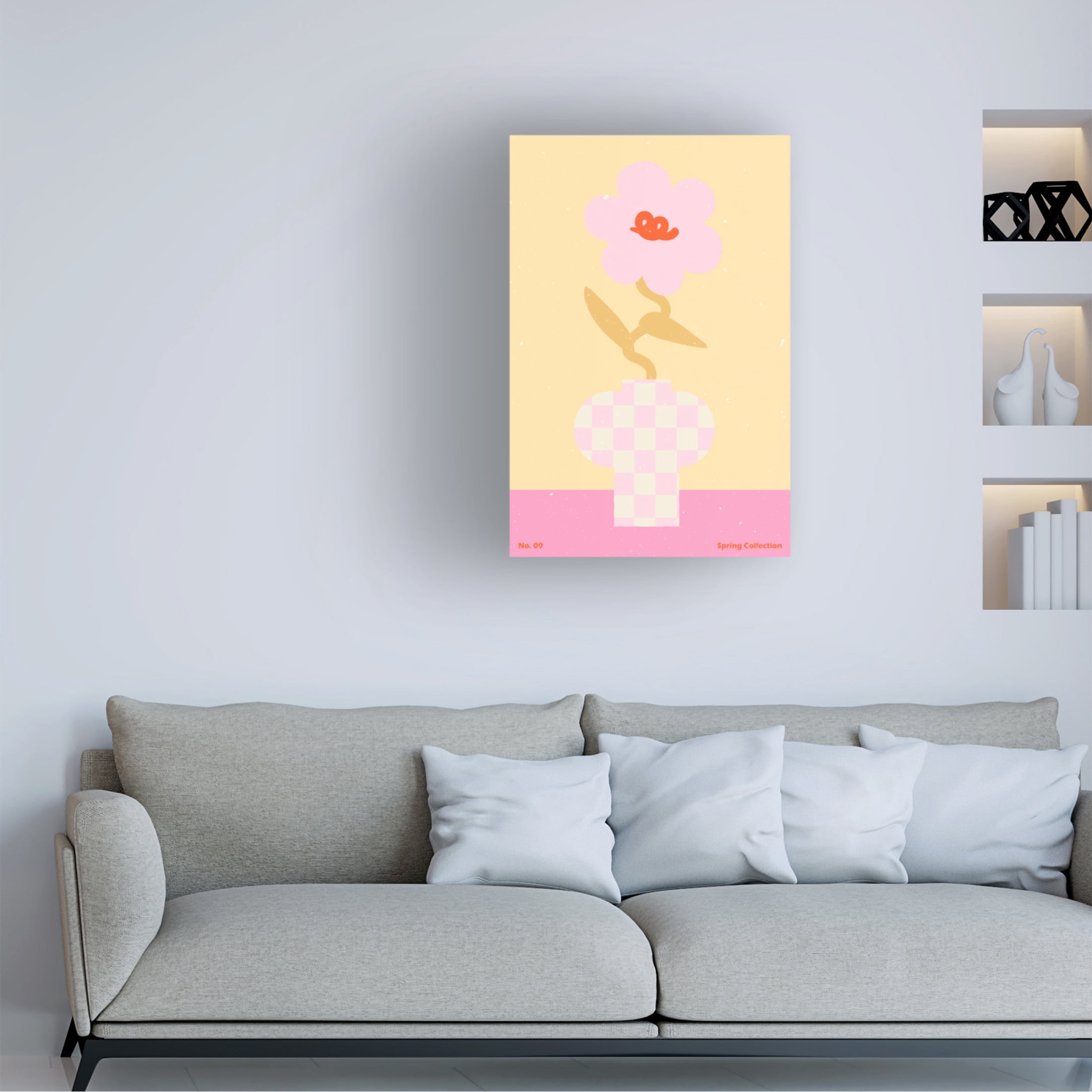 Trademark Fine Art NKTN   Spring Flower 09 Canvas Wall Art