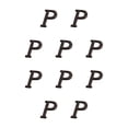 thumbnail image 1 of Letras de Metal para casa Wosthever Placa decorativa de hierro B17--P 10Conjunto, 1 of 6
