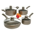 thumbnail image 1 of Oster 98892.08 Ceramic Non-Stick Induction Compatible, 8 Piece Newcrest Aluminum Cookware Set, Champagne, 1 of 1