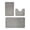 #4_【Order List:1 rug (50x80cm), 1 rug (40x60cm), 1 U-shaped rug (40x50cm)】, variant on Polyester Floor Mat 3-Piece Large Absorbent Bath Mat Set 25D Sponge Density Non-Slip Soft Velvet Fleece Washable Bathroom Rugs(Brown,50x80cm,40x60cm,40x50cm) Rkxzt