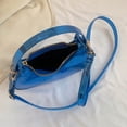 thumbnail image 2 of Bolsa De Hombro Patrón de cocodrilo Bolsos cruzados Bolso de hombro de cuero de PU Moda para el trabajo (Azul) Likrtyny Para Estrenar, 2 of 9