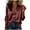 Wine, variant on BLVB Satin Shirts for Women Silk Button down V Neck Dressy Business Casual Blouse Loose Long Sleeve Office Work Tunic Tops