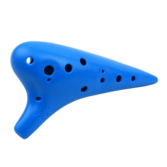 Alto C Ocarina Flute with 12 Holes - Musical Instrument with Music Score for Beginners and Music Enthusiasts