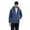 A1-Dark Blue295, variant on Mens Solid Color Zip Up Hooded Jacket Elastic Cuff Outdoor Trekking Lightweight Windbreaker Coat