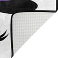 thumbnail image 5 of SKYSONIC 72x48in Unicorn Halloween Witch Area Rug, Bats Non-Slip Floor Carpet for Indoor Living Dining Room and Bedroom Area, 5 of 7