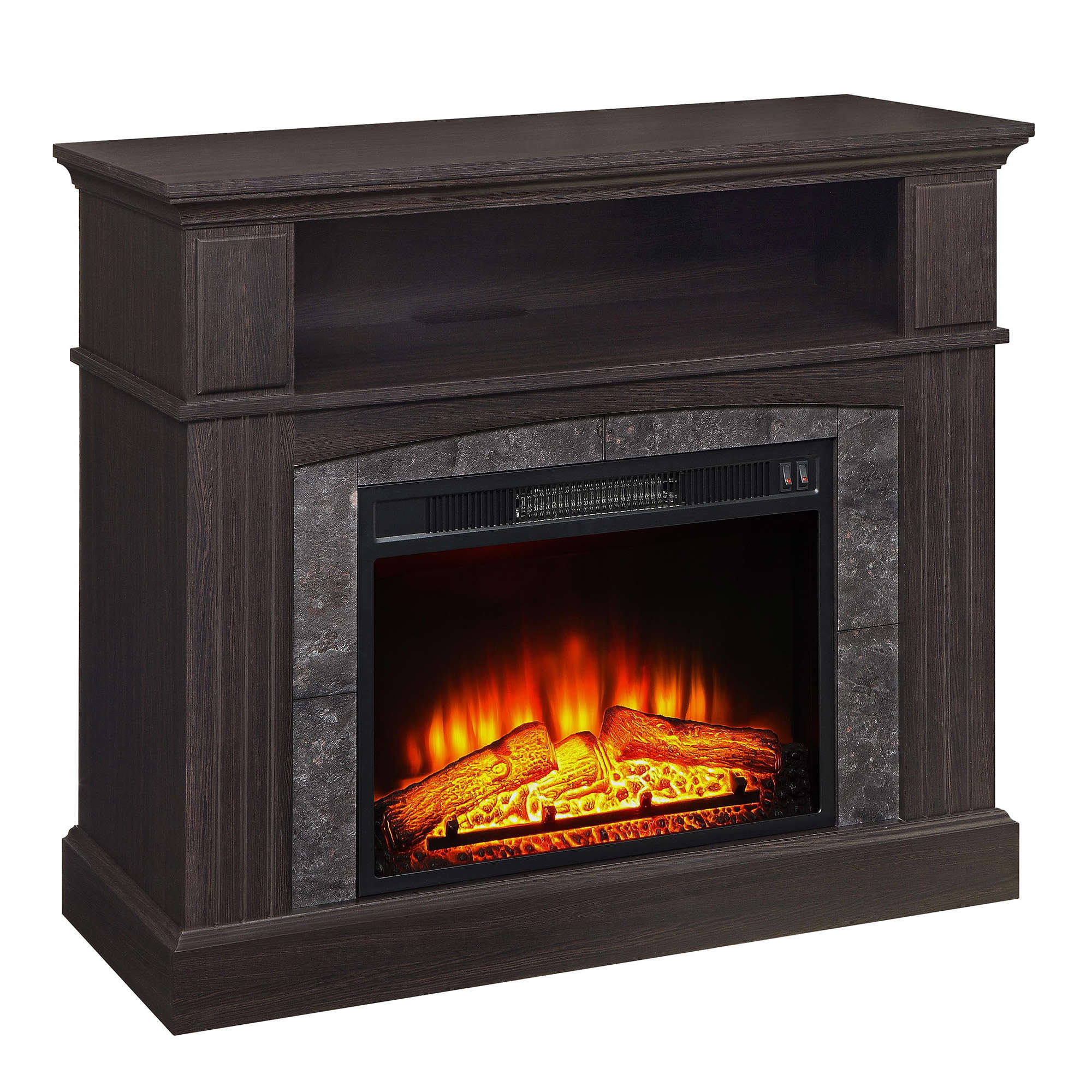 Whalen Media Fireplace for Your Home Television Stand fits TVs up to 50" Espresso Finish - image 3 of 5
