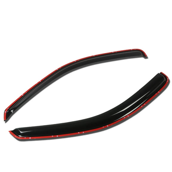 DNA Motoring WVS-026 For 1997 to 2004 Dodge Dakota 2nd Gen Std / Ext Cab 2pcs In -Channel Window Visor Deflector Rain Guard(Dark Smoke) 99 00 01 02 03