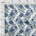 thumbnail image 1 of oneOone Cotton Silk Fabric Leaves|Floral & Paisley Block Decor Fabric Printed BTY 42 Inch Wide, 1 of 4