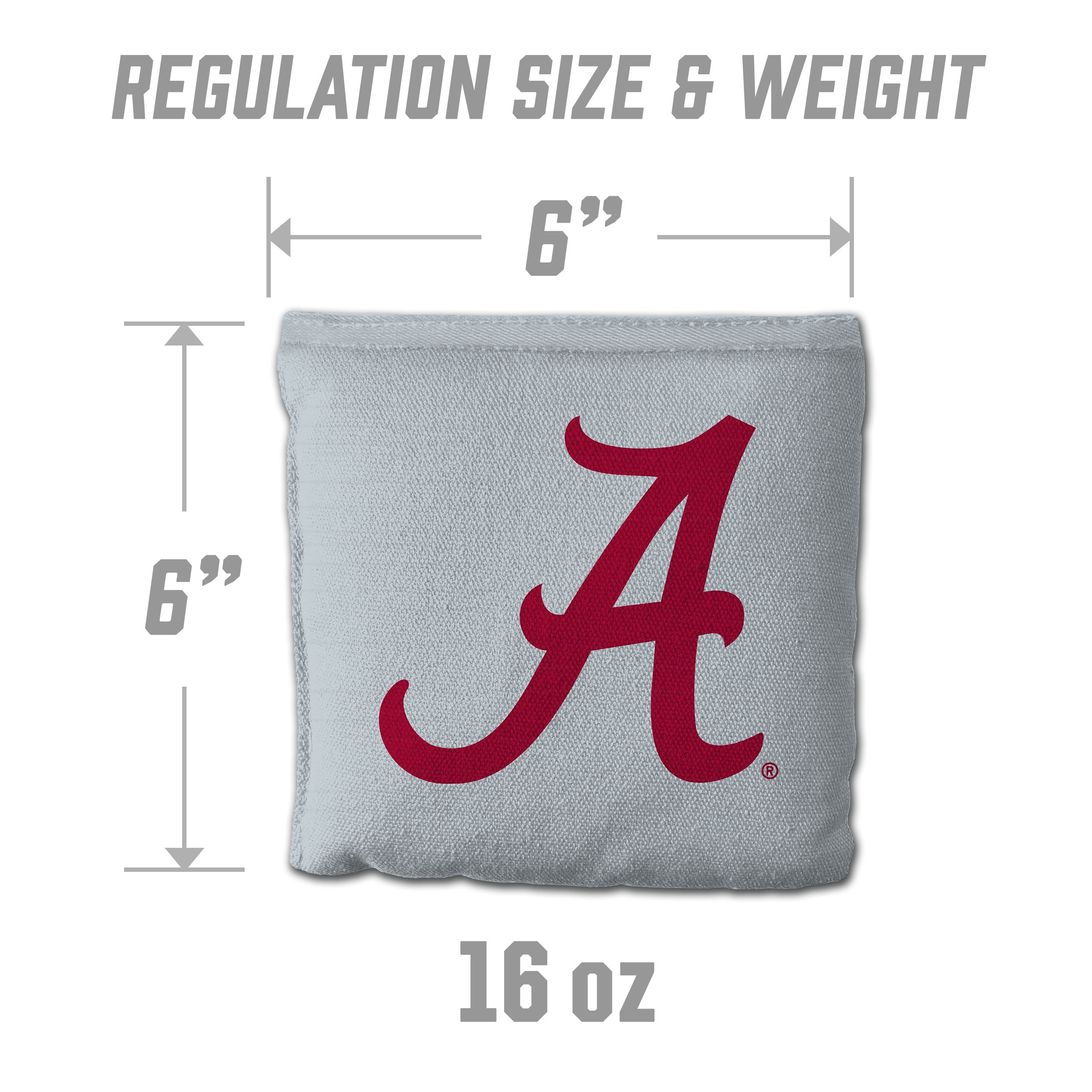Alabama Crimson Tide 8pk Licensed Cornhole Bags