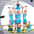 thumbnail image 2 of 40 Pcs Acrylic Cheer Keychains with Cheerleading Team Grad(Glitter Black), 2 of 7