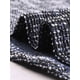 thumbnail image 5 of INSPIRAR CHIC Blusas de Verano Casual de Mujer con Mangas Cortas en Patrón de Tweed Marled S Azul Negro, 5 of 6
