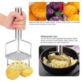 thumbnail image 2 of Ccdes Stainless Steel Durable Double Layer Kitchen Potato Presser Masher Ricer Mashed Potatoes Device, Potato Crusher,Potato Presser, 2 of 8