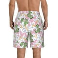 thumbnail image 3 of Naloa Lilies Flowers Men's Beach Shorts, Surfing shorts, Swim trunks, Quick Dry Swim Trunks for Surfing Beach Fun - X-Large, 3 of 9