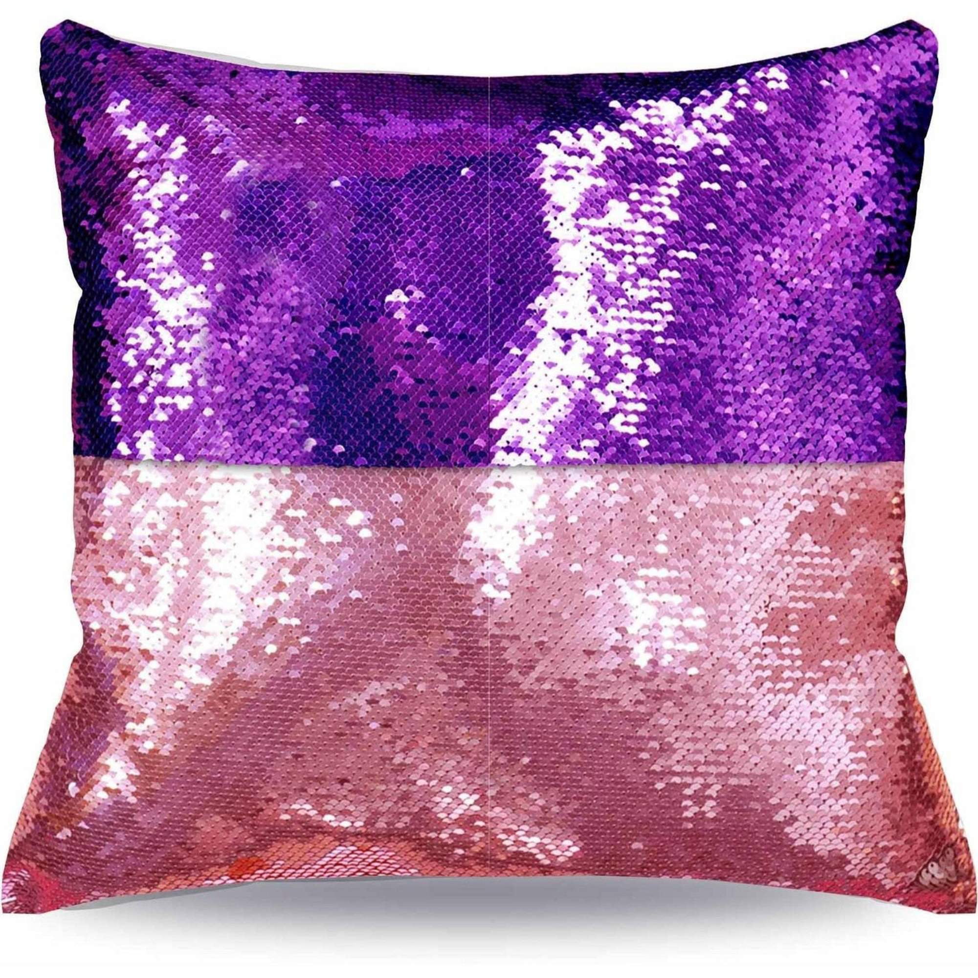 Mainstays Reversible 17”x 17” Sequin Sparkle Pillow