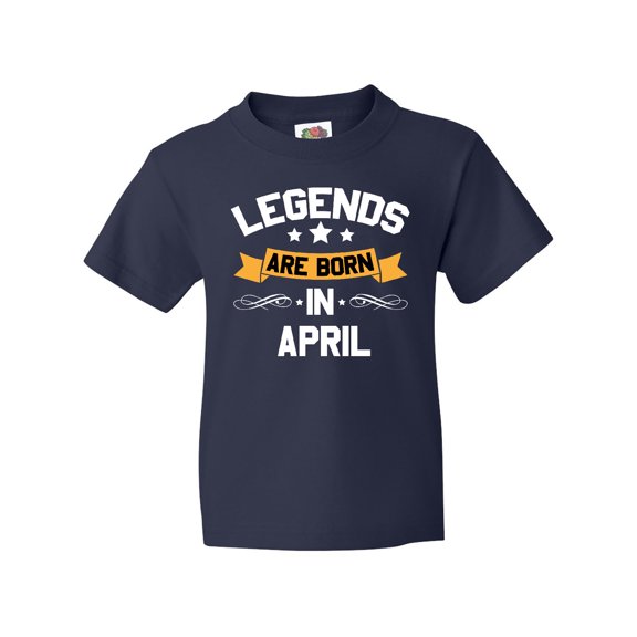Inktastic legends are born in april Youth T-Shirt
