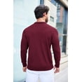 thumbnail image 2 of COOFANDY Mens Knit Polo Shirts Casual Classic Polo Shirts Long Sleeve Collared Sweater, 2 of 6