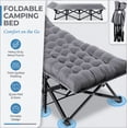 thumbnail image 3 of 10-Leg Folding Camping Cot with Removable Thick Quilted Mattress, Portable Fold Up Sleeping Bed for Camping, Backyard, Travel, Guest & Outdoor Use,450lbs, 3 of 10
