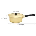 thumbnail image 2 of Houderco Olla De Aluminio Para Cocina Con Ideal Para Ramen Sopa Y Guisos Con Mango Durable, 2 of 8