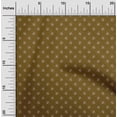 thumbnail image 2 of oneOone Cotton Cambric Brown Fabric Dot & Honey Bee Sewing Material Print Fabric By The Yard 42 Inch Wide, 2 of 5