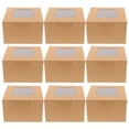 thumbnail image 4 of FRCOLOR 12Pcs Dessert Boxes with Window Small Treat Boxes Mini Cake Boxes Small Cookie Boxes Bakery Boxes, 4 of 8