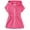 Knockout Pink, variant on Girls 2T-16 Hooded Swimsuit Zip-Up Terry Swim Cover Up