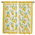thumbnail image 2 of Watercolor Lemon Fruit Curtains For Living Room Kitchen Curtain Bedroom Decorative Window Treatments Home Essentials Drapes, 2 of 6