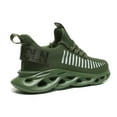 thumbnail image 4 of GSLMOLN Womens Spring Memory Sneakers for Indoor Gym Travel Army Green size 10-10.5, 4 of 6
