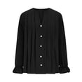 thumbnail image 4 of Neewe Womens Long Sleeve Shirts Casual Summer Fashion Ladie Tops Loose Fit Spring Lightweight Clothes Beach Vacation, 4 of 8