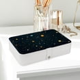 thumbnail image 6 of Constellation Travel Organizer Decorative Box Earring Holder PU Leather with Removable Compartment Portable Display Case, 6 of 6