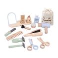 thumbnail image 1 of Kit de peluquería infantil con peine, juguete de motricidad fina, kit de peluquería en miniatura y mini plancha de pelo para niñas., 1 of 9