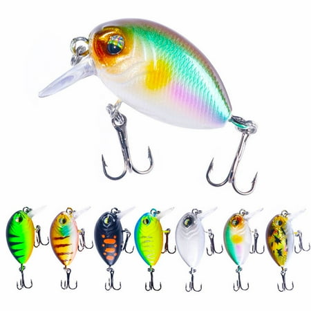 HENGJIA Crankbaits Set Lure Small Crankbaits Fishing Hard Baits Swimbaits Topwater Lures Kit Fishing Tackle Minnow Vib Set for Trout Bass Perch Fishing Lures