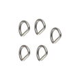 thumbnail image 1 of 5x anillos en D sujetadores de Metal hebilla de sujeción fuerte hebilla en forma de D hebillas no soldadas para arneses, prendas de vestir, correas de 35 mm x 268 cm x 235 cm BLESIY Hebillas de anillos en D, 1 of 8