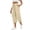 Khaki women cargo pants with pockets a1, variant on Women Cargo Pants with Pockets High Waisted Flowy Casual Streetwear Capri Pants for Summer Outdoor Work Jogger Trousers Loose Fit Beach Party Clothes, Blue S