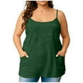 thumbnail image 1 of RXMEKW Débardeur Grande Taille pour Femmes avec Poche Col Rond Décontracté Été Polyester, 1 of 6