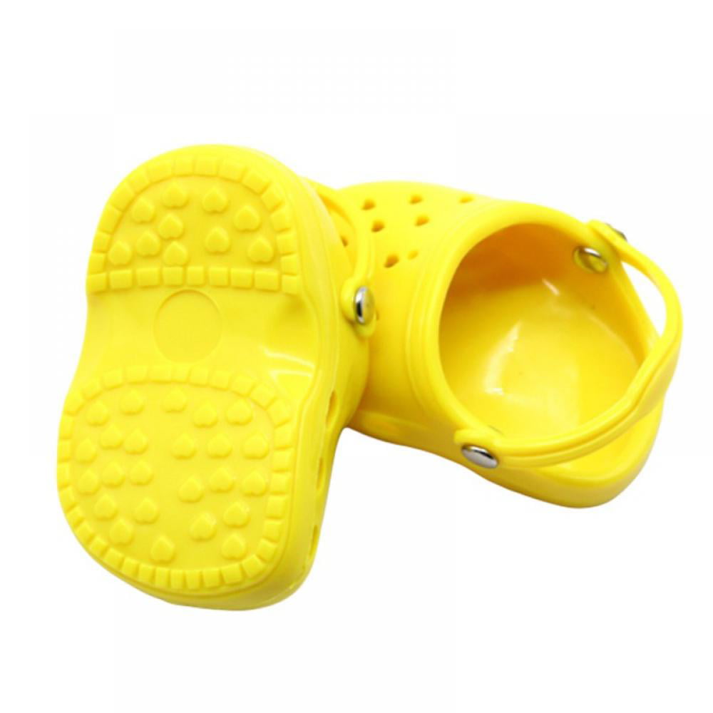 AIORNIY Pet Dog Crocs Lovely Dog Shoes for Small Dogs 2 Pairs, Green Adjustable Breathable Comfortable Dog Shoes for Spring and Summer Breathable Soft Mesh Dog Sandals with Rugged Anti-Slip Sole 