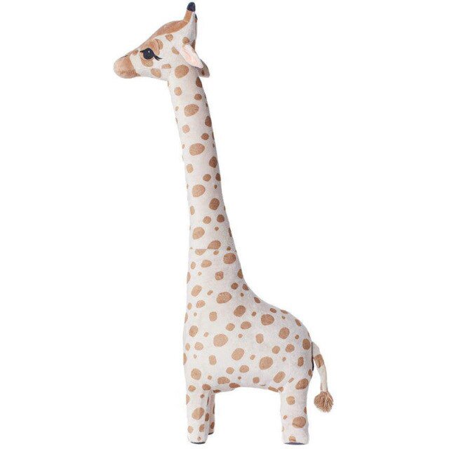 Juguete de peluche de jirafa para niños, muñeco de peluche suave para dormir, regalo para bebés, 2023