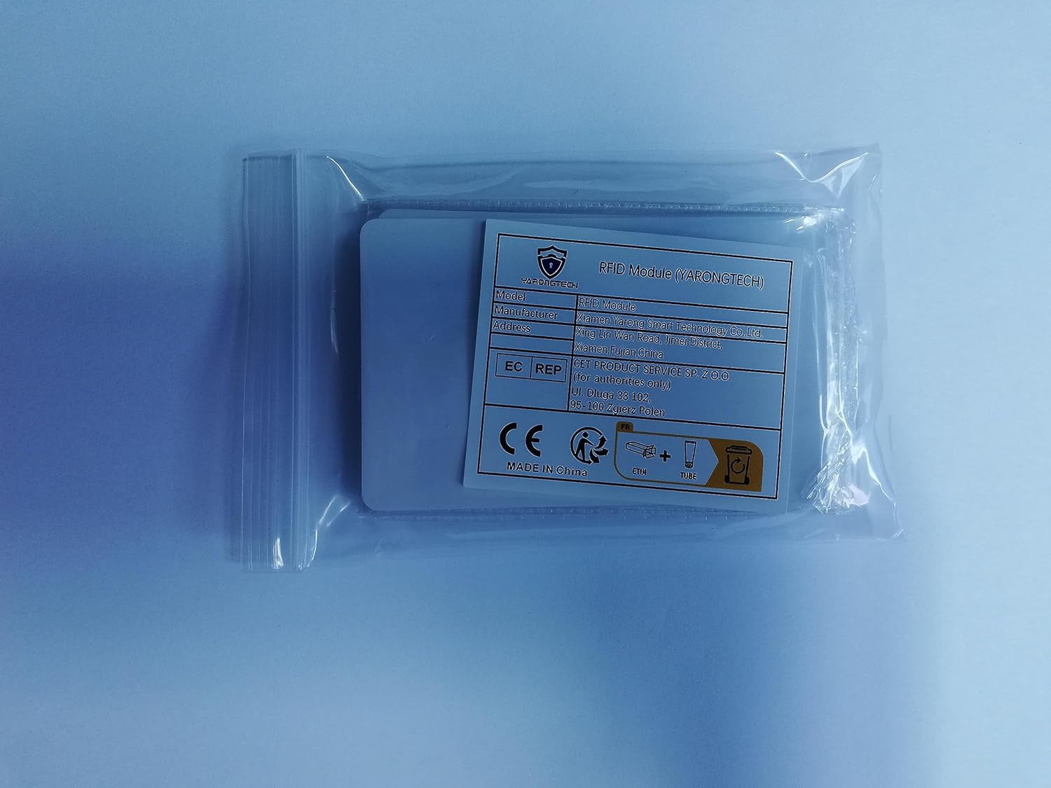 YARONGTECH rfid key fob 13.56MHZ access control tags - blue